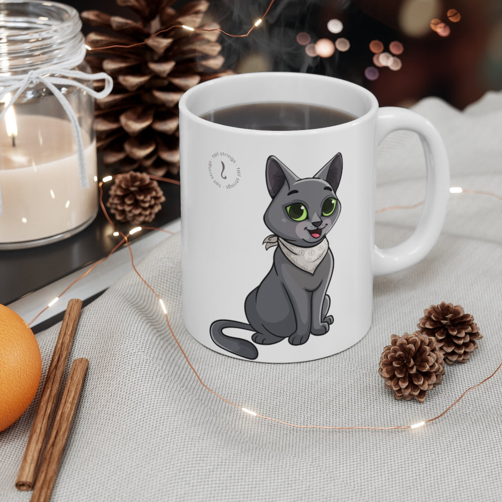 TailStrings Cat Mug | 11 oz Mug